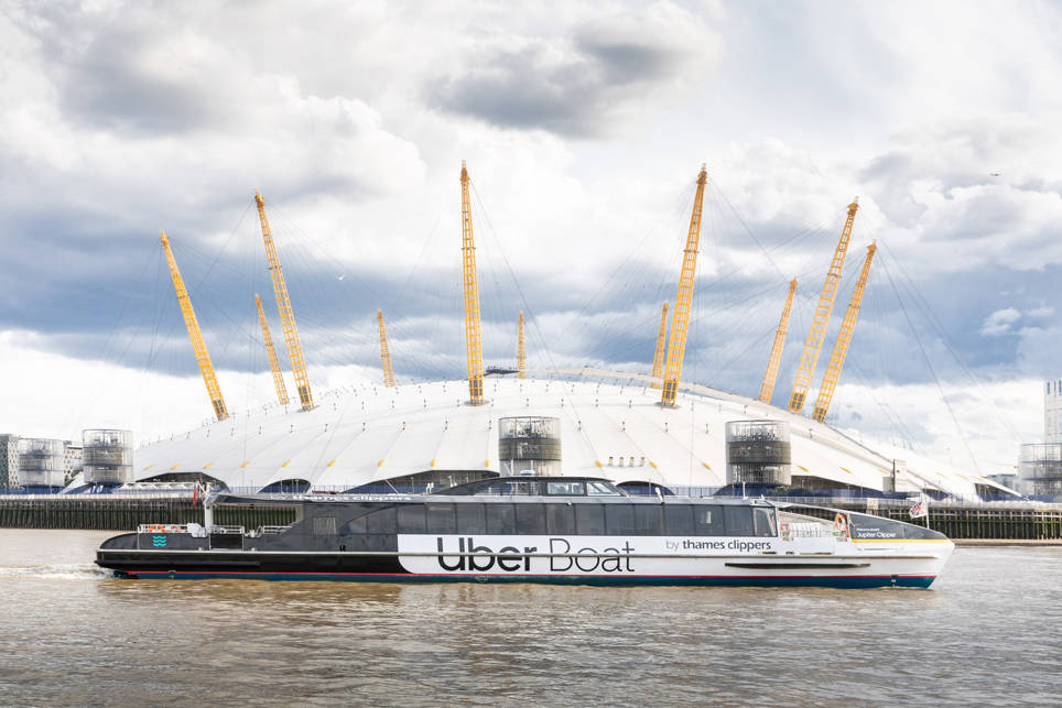 Uber Boat By Thames Clippers at The O2