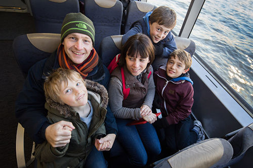 Family onboard
