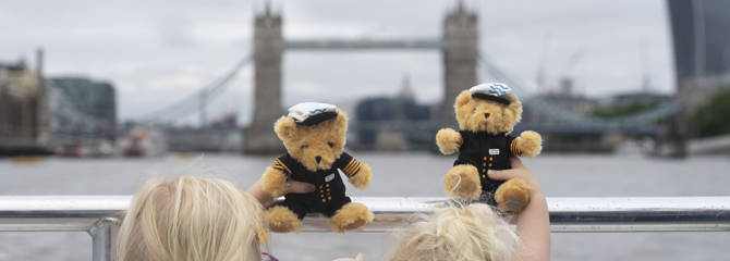 Kids with bears