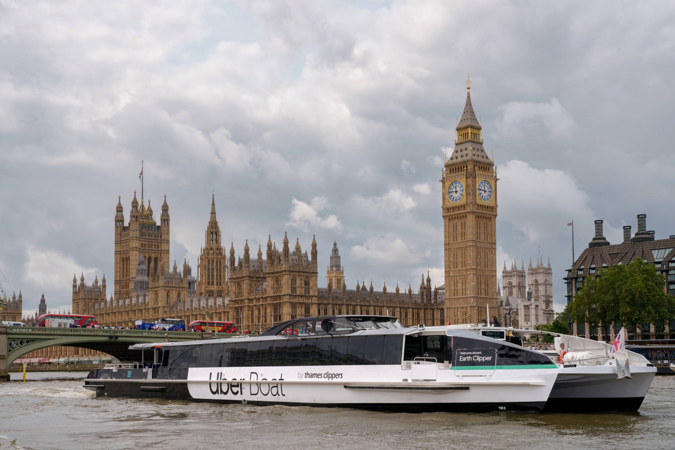 Earth Clipper and Big Ben