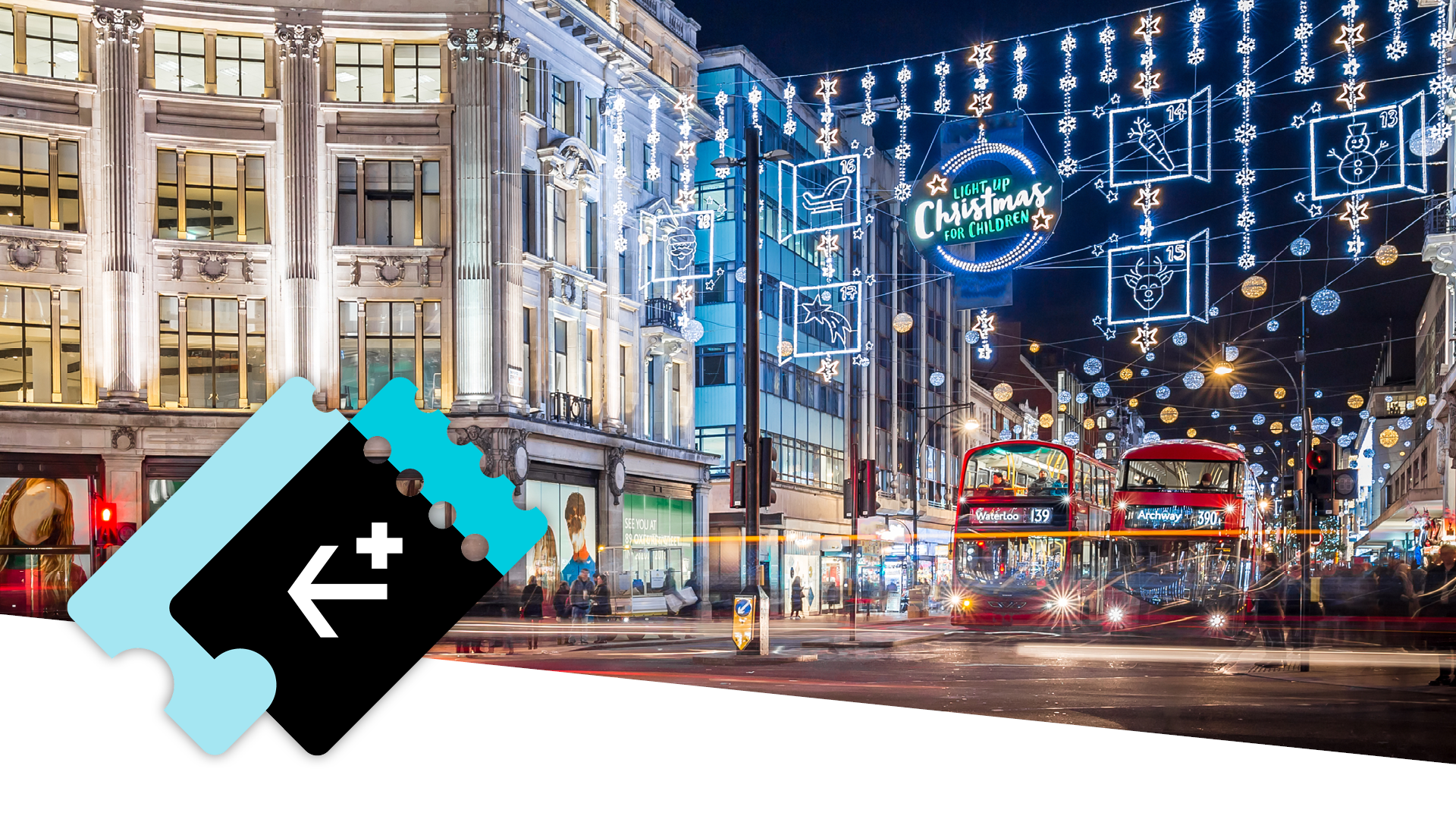 Umbraco Christmas Lights Bus Single